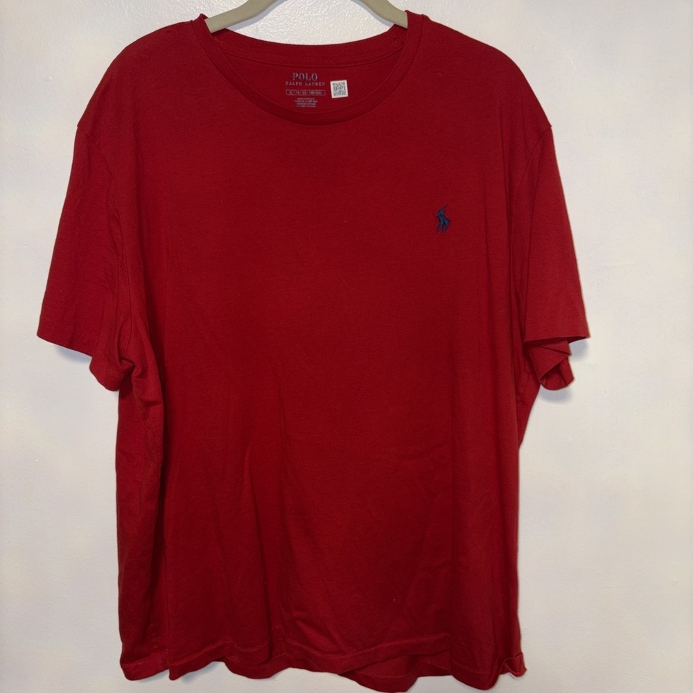Polo Ralph Lauren Classic Fit Red T-Shirt Pocket Logo Men's Size XL